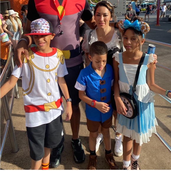 Disney prince and princess theme outfits. Mickey ears and purse included. - Picture 12 of 14